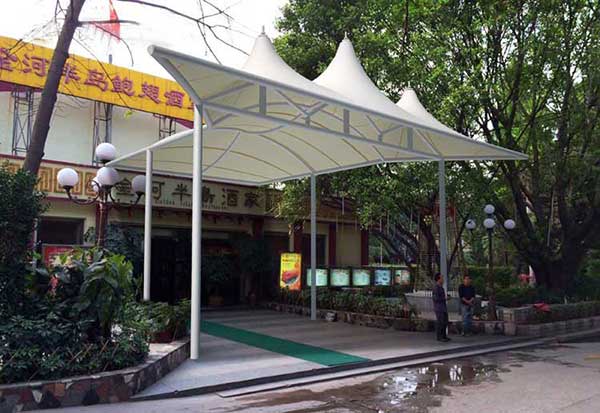 公交站臺膜結構