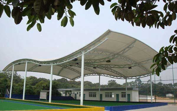 浙江杭州星野花苑北區(qū)、光明小區(qū)修建電動(dòng)自行車膜結(jié)構(gòu)停車棚工程